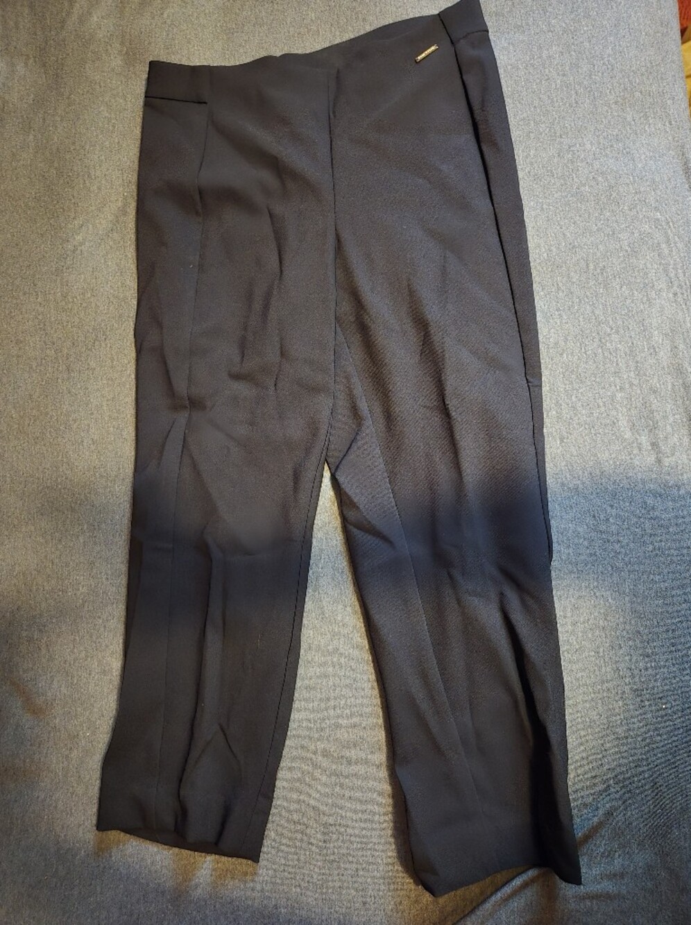 Black Dress Pants Capri Tailored Fit